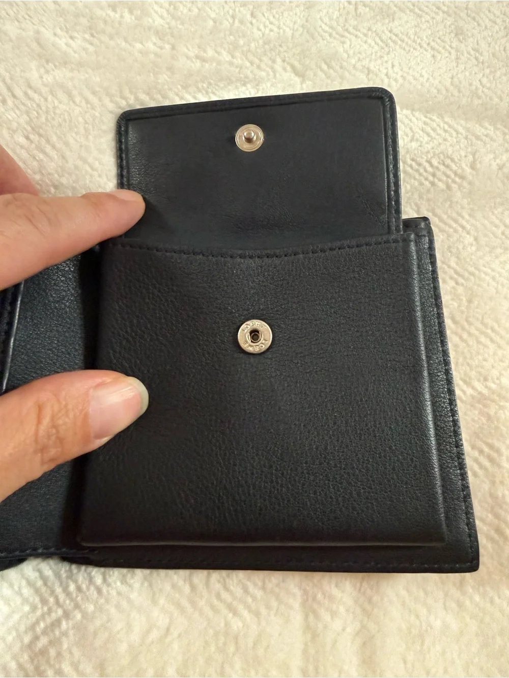 Loewe Black and Brown Anagram Bifold Wallet FULL INCLUSION